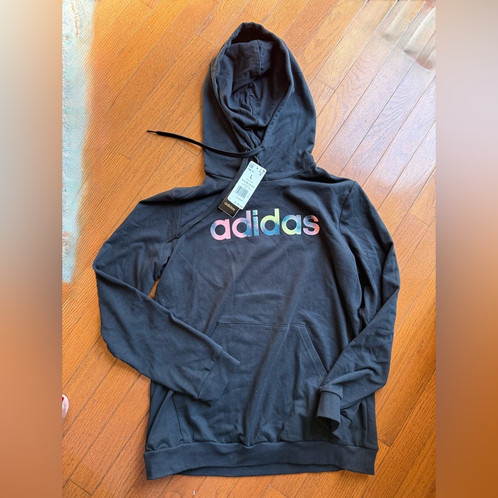 Adidas Womens Clima Color Box Hoodie Size L FM6181 NWT